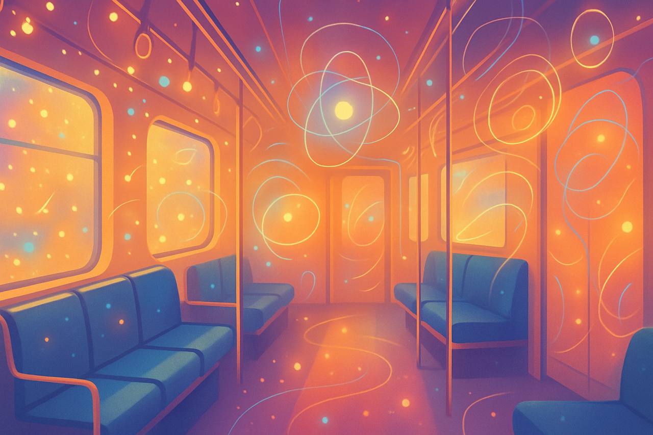 電車の中の量子
