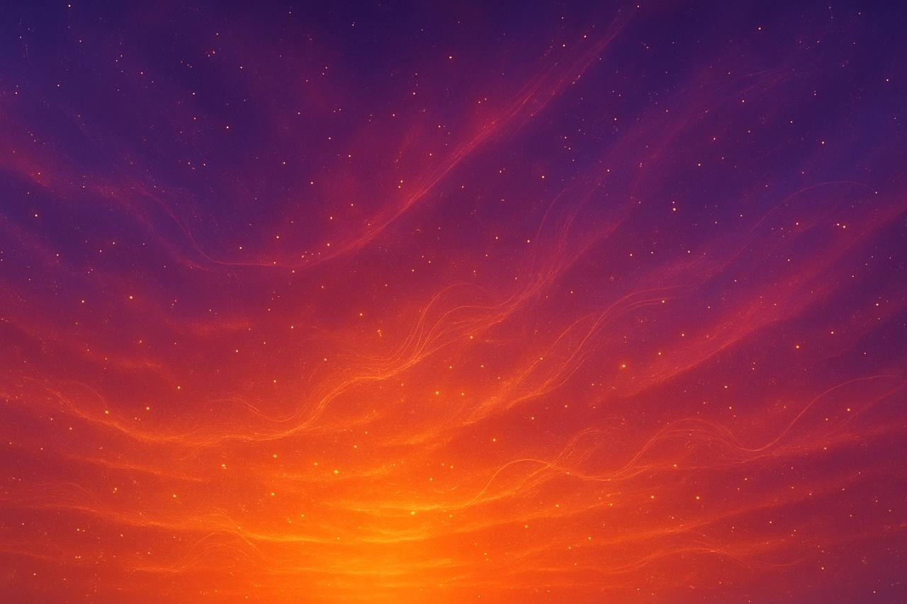 夕焼けの中に学ぶ光の量子